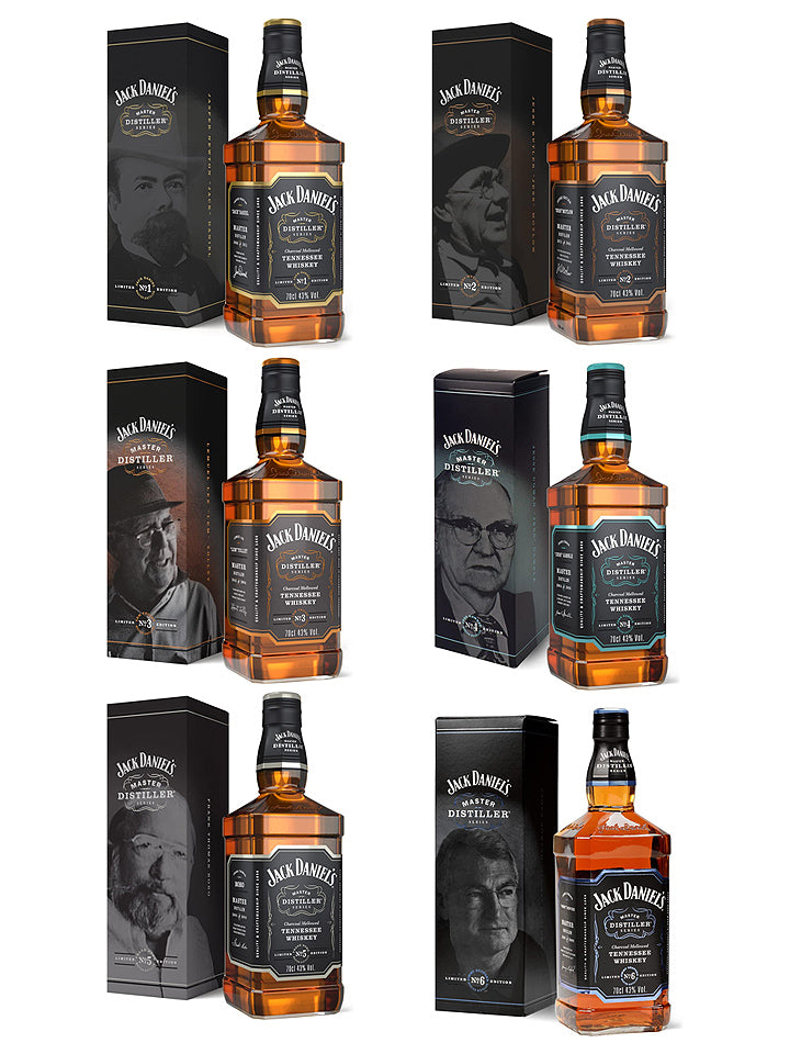 Jack Daniel's Master Distiller Complete Collection 1-6 Tennessee