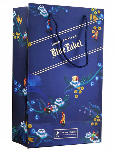 Johnnie Walker Blue Label Philip Colbert Limited Edition Blended Scotch Whisky 750mL + Gift Bag