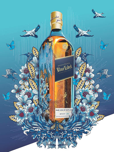 Johnnie Walker Blue Label Rare Side Of Scotland Limited Edition Blended Scotch Whisky 700mL