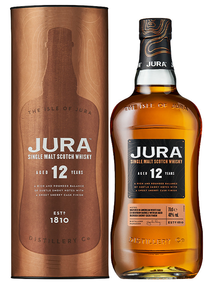 Jura 12 Year Old Single Malt Scotch Whisky 700mL