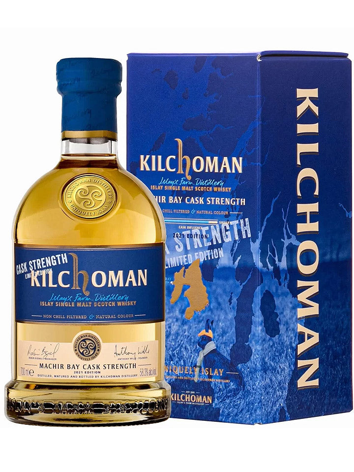 Kilchoman Machir Bay Cask Strength 2021 Edition Islay Single Malt Scotch Whisky 700mL