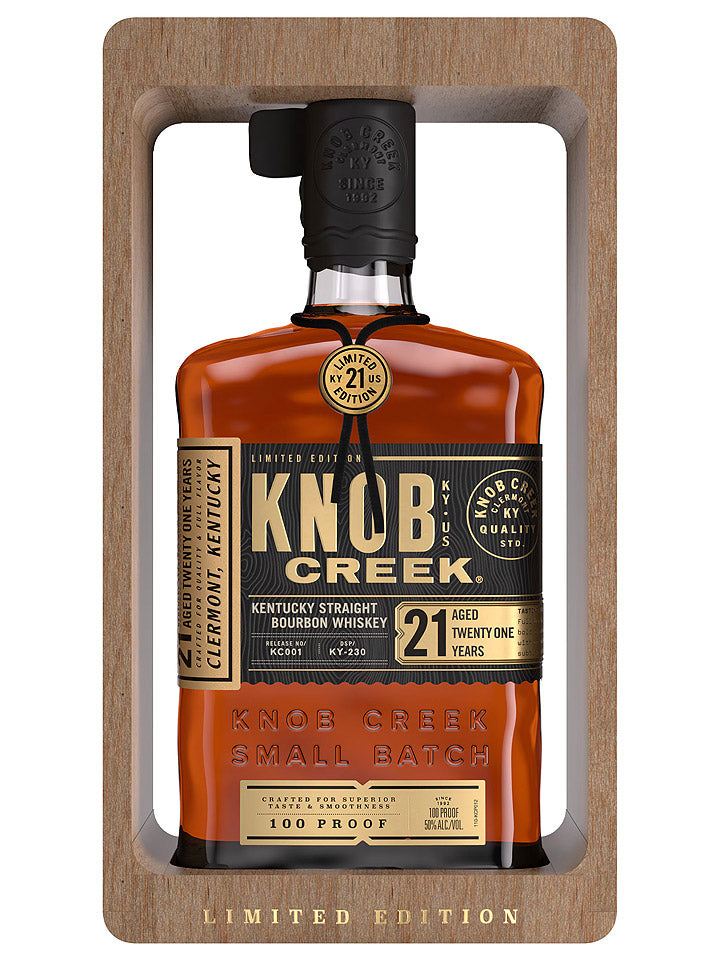 Knob Creek 21 Year Old Batch #1 Limited Edition Kentucky Straight Bourbon Whiskey 750mL