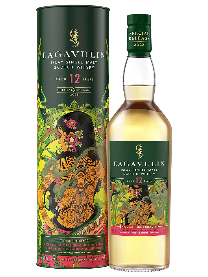 Lagavulin 12 Year Old Special Release 2023 'The Ink of Legends' Cask Strength Single Malt Scotch Whisky 700mL