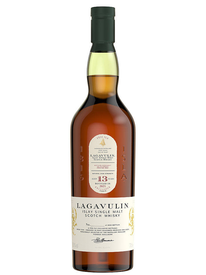 Lagavulin 13 Year Old Feis Ile 2021 Cask Strength Single Malt Scotch Whisky 700mL