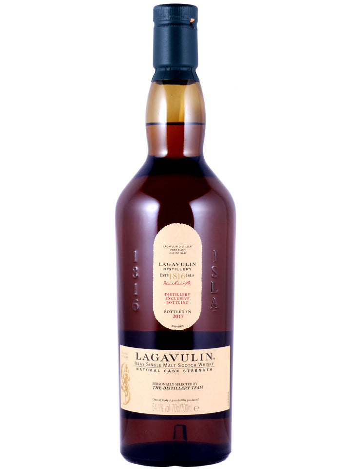 Lagavulin Distillery Exclusive 2017 Cask Strength Single Malt Scotch Whisky 700mL