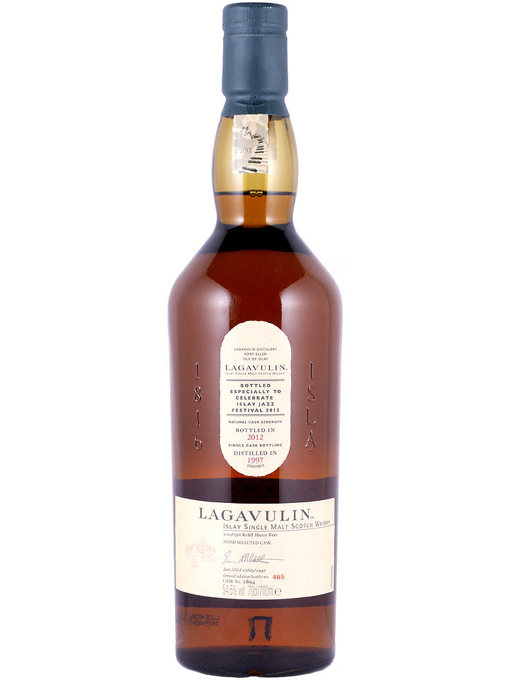 Lagavulin 15 Year Old Jazz Festival 2012 Cask Strength Single Malt Scotch Whisky 700mL