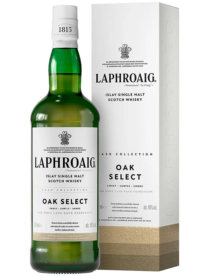 Laphroaig Oak Select Islay Single Malt Scotch Whisky 700mL