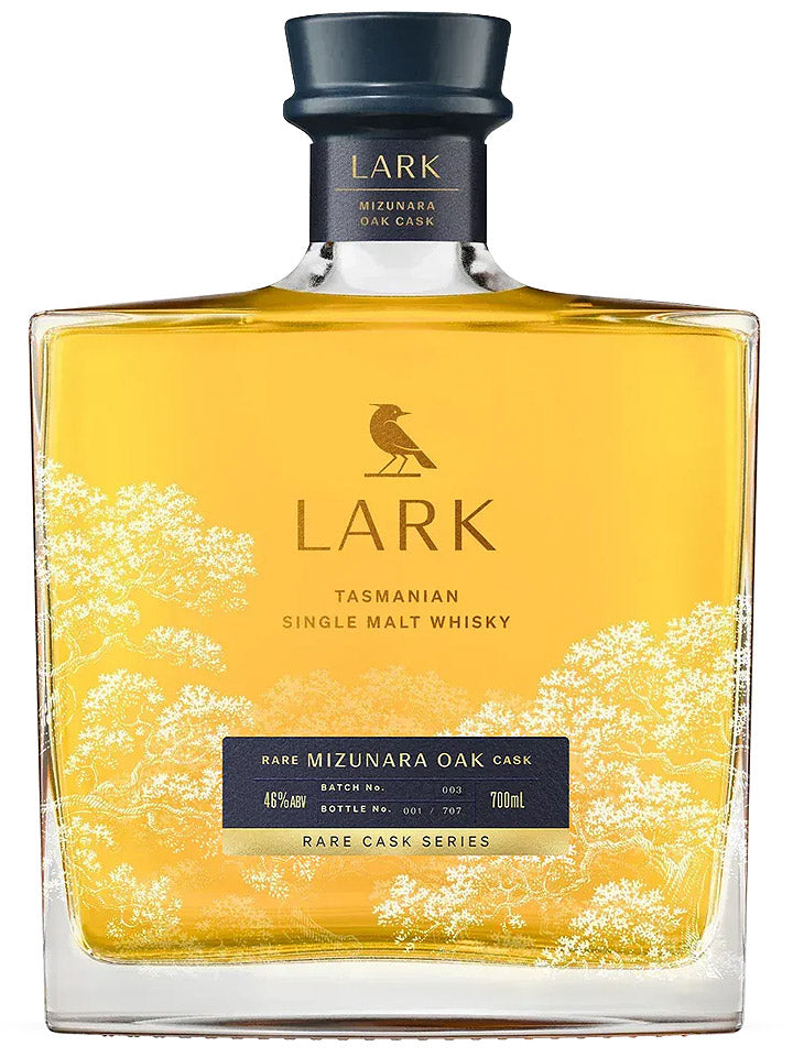 Lark Rare Cask Mizunara Oak Cask 2025 Release Batch 003 Single Malt Australian Whisky 700mL