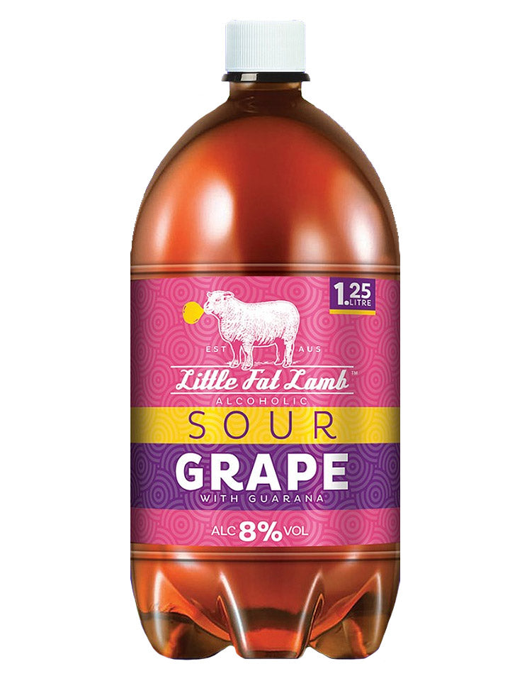 Little Fat Lamb Alcoholic Sour Grape With Guarana Cider 1.25L