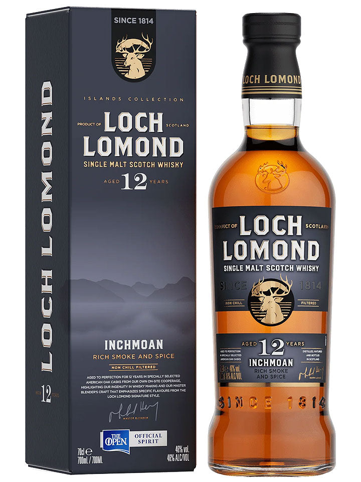 Loch Lomond Inchmoan 12 Year Old Rich Smoke & Spice Single Malt Scotch Whisky 700mL