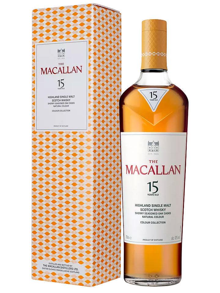 The Macallan 15 Year Old Colour Collection Single Malt Scotch Whisky 700mL
