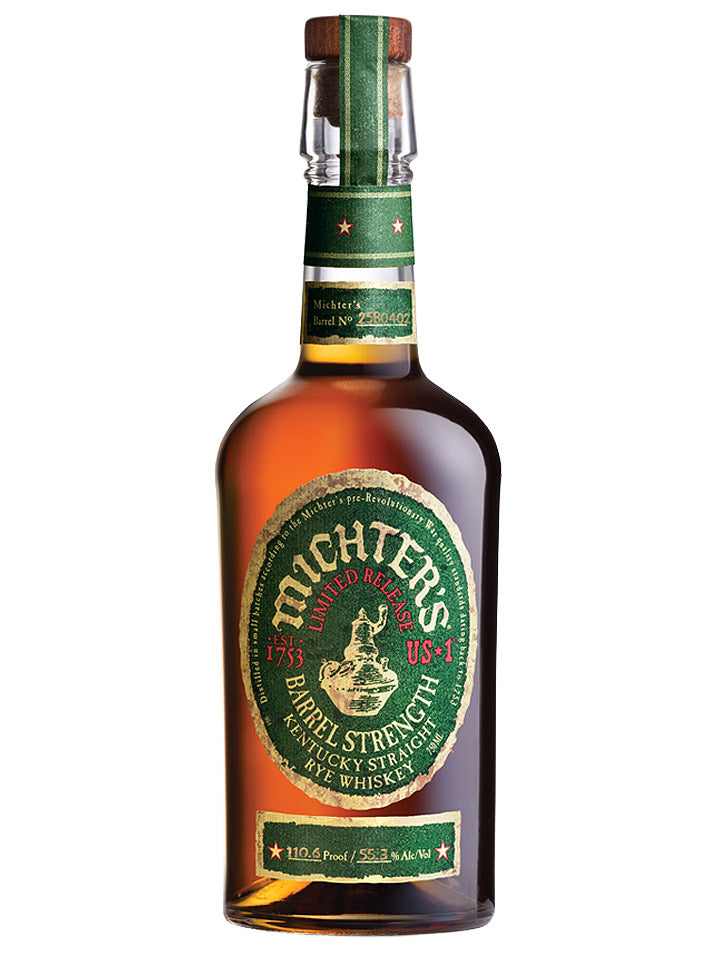 Michter's US 1 Limited Release Barrel Strength 2024 Release Kentucky Straight Rye Whiskey 700mL