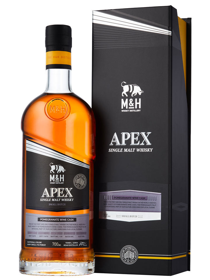 Milk & Honey Apex Pomegranate Wine Cask Strength Single Malt Israeli Whisky 700mL