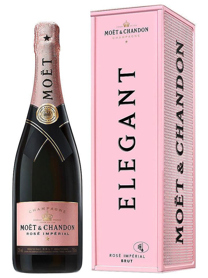 Moët & Chandon Rose Impérial Brut With Limited Edition Metal Gift Tin Champagne NV 750mL