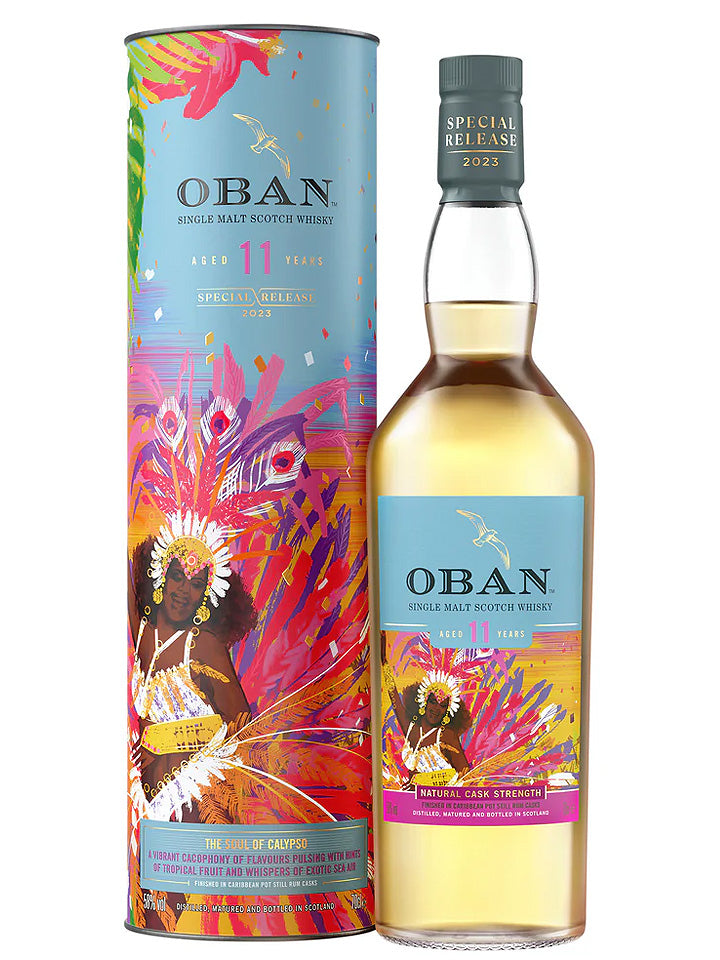 Oban 11 Year Old 'The Soul of Calypso' Special Release 2023 Cask Strength Single Malt Scotch Whisky 700mL