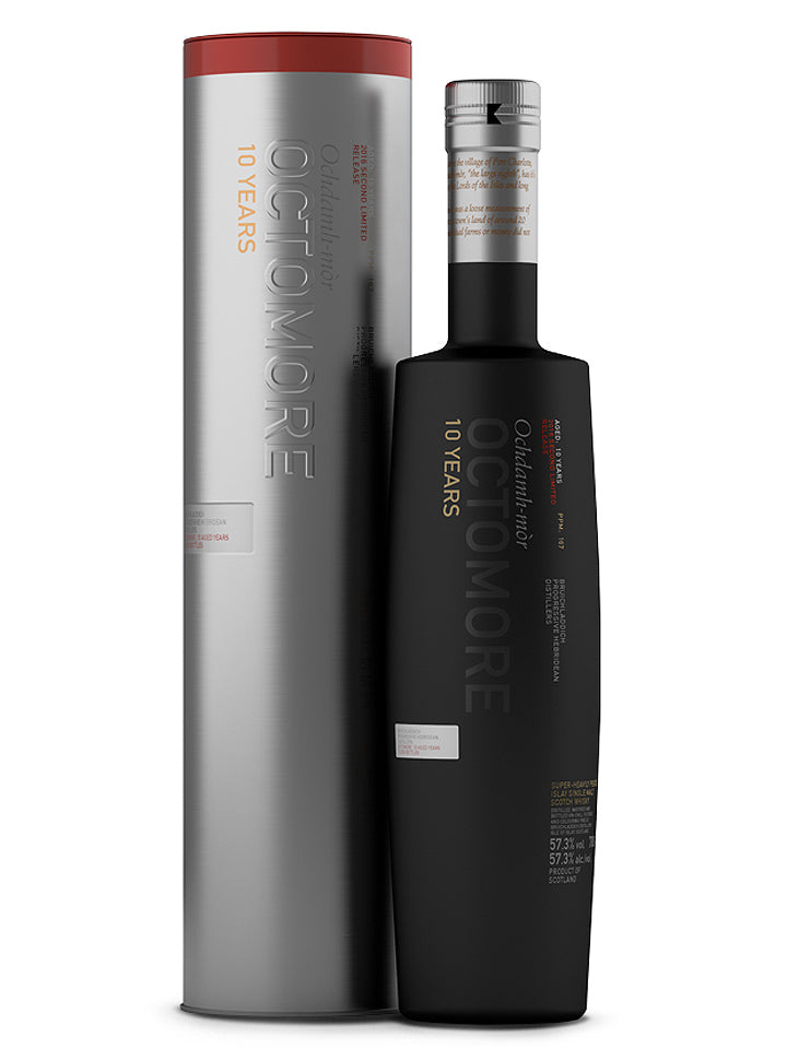 Bruichladdich Octomore 10 Year Old Second Release Islay Single Malt Scotch Whisky 700mL