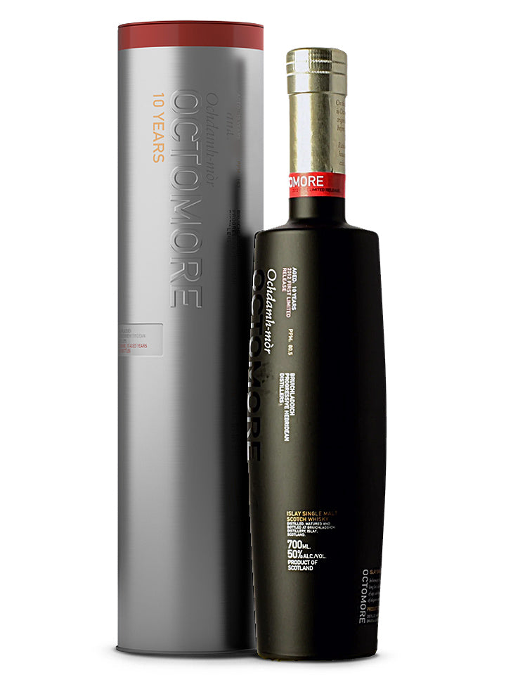 Bruichladdich Octomore 10 Year Old First Release Islay Single Malt Scotch Whisky 700mL