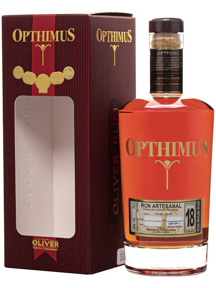 Opthimus 18 Year Old Solera Sistema Dominican Republic Rum 700mL