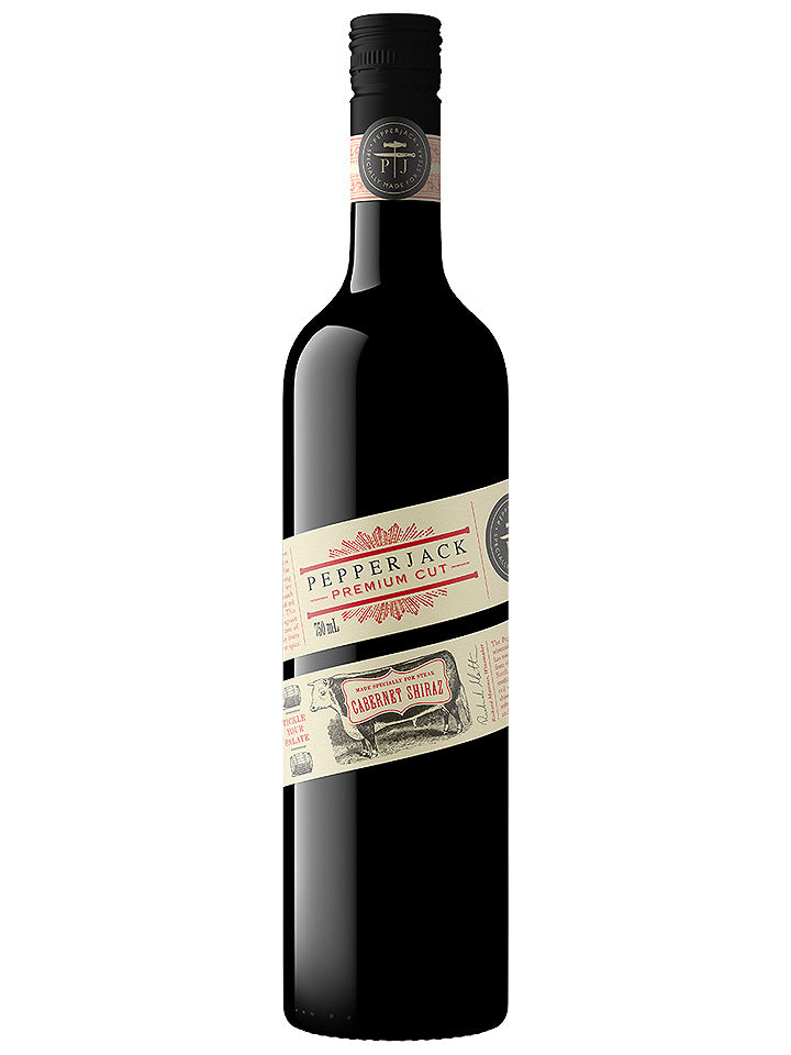 Pepperjack Premium Cut Cabernet Shiraz Red Wine 750mL