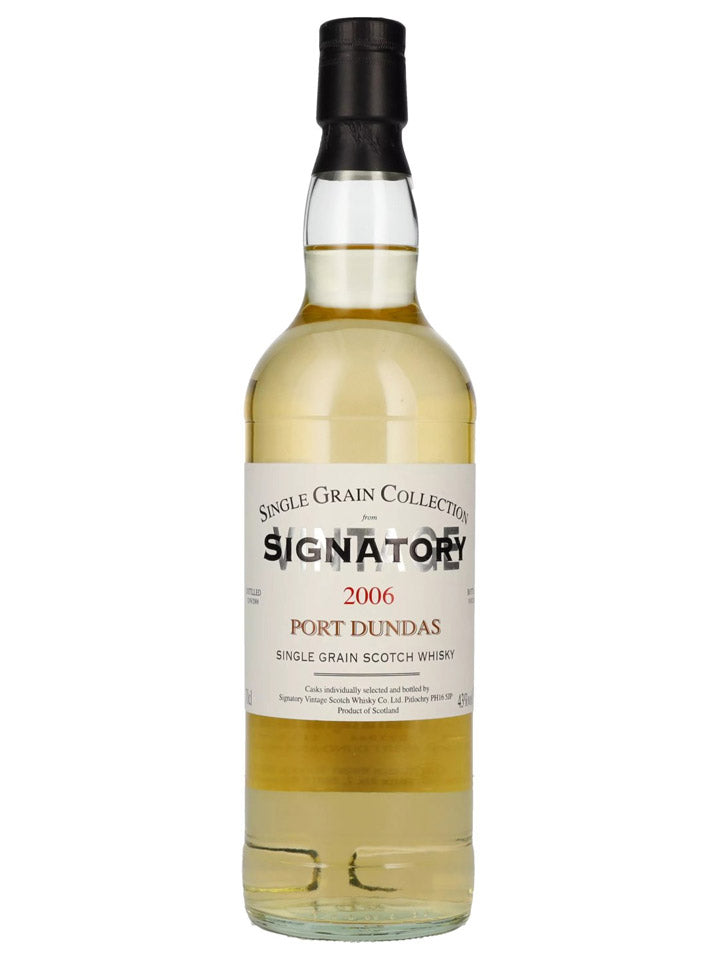 Port Dundas 14 Year Old 2006 Signatory Vintage Single Grain Scotch Whisky 700mL