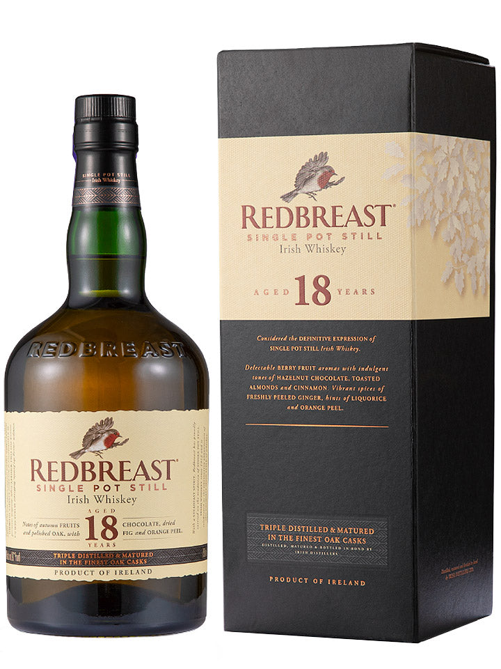 Redbreast 18 Year Old Single Pot Still Irish Whiskey 700mL