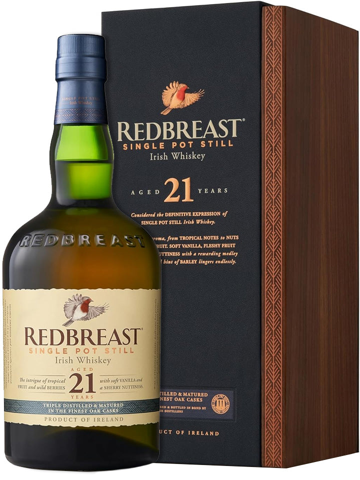 Redbreast 21 Year Old Single Pot Still Irish Whiskey 700mL