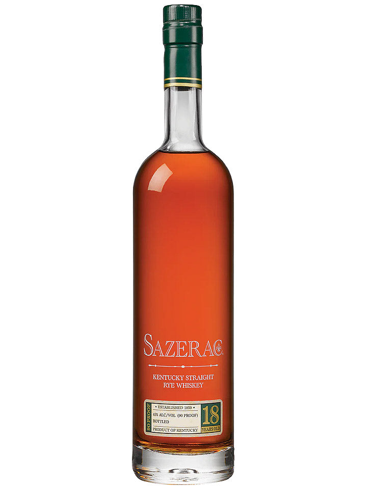 Sazerac 18 Year Old 2023 Release 90 Proof Kentucky Straight Rye Whiskey 750mL