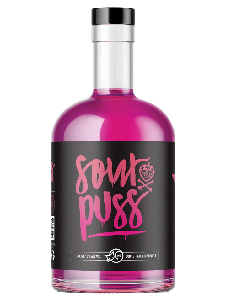 Sour Puss Sour Strawberry Blended Liqueur 700mL