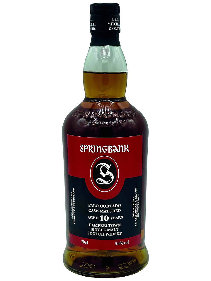 Springbank 10 Year Old Palo Cortado Cask Matured Campbeltown Single Malt Scotch Whisky 700mL