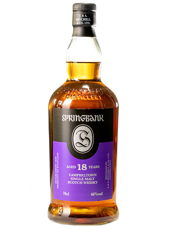 Springbank 18 Year Old 2023 Release Campbeltown Single Malt Scotch Whisky 700mL