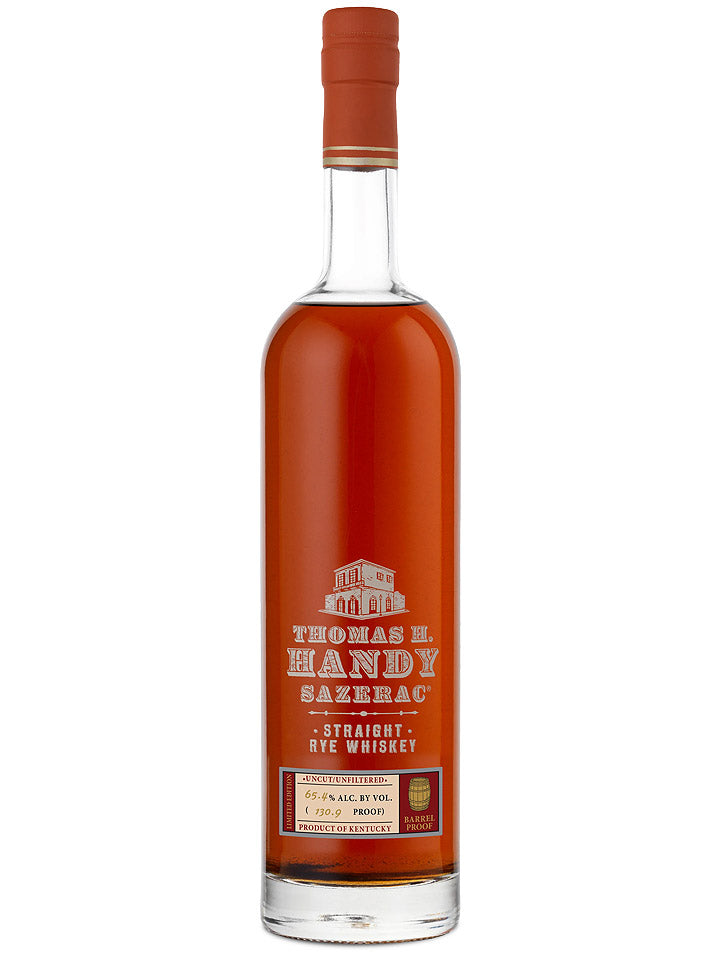 Thomas H. Handy Sazerac 2023 Release Barrel Proof 124.9 Proof (62.45%) Straight Rye Whiskey 750mL