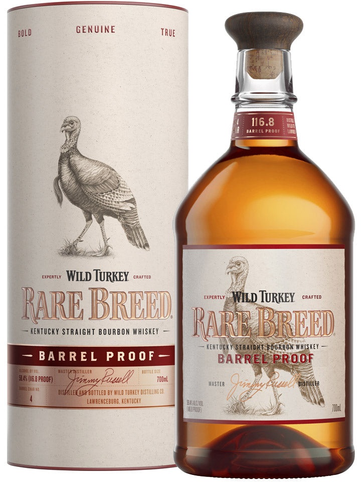 Wild Turkey Rare Breed Barrel Proof Kentucky Straight Bourbon Whiskey 700mL