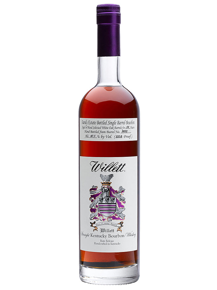 Willett Family Estate 11 Year Old Single Barrel 67.5% 3052 Cask Strength Straight Kentucky Bourbon Whiskey 750mL