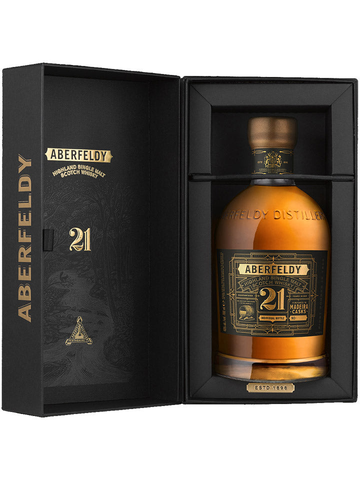 Aberfeldy 21 Year Old Madeira Cask Single Malt Scotch Whisky 700mL