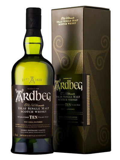 Ardbeg 10 Year Old Islay Single Malt Scotch Whisky 1L