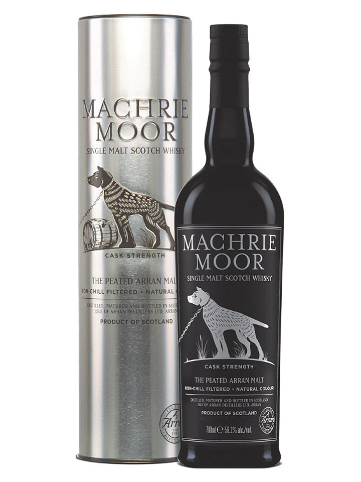 Arran Machrie Moor Cask Strength Single Malt Peated Scotch Whisky 700mL