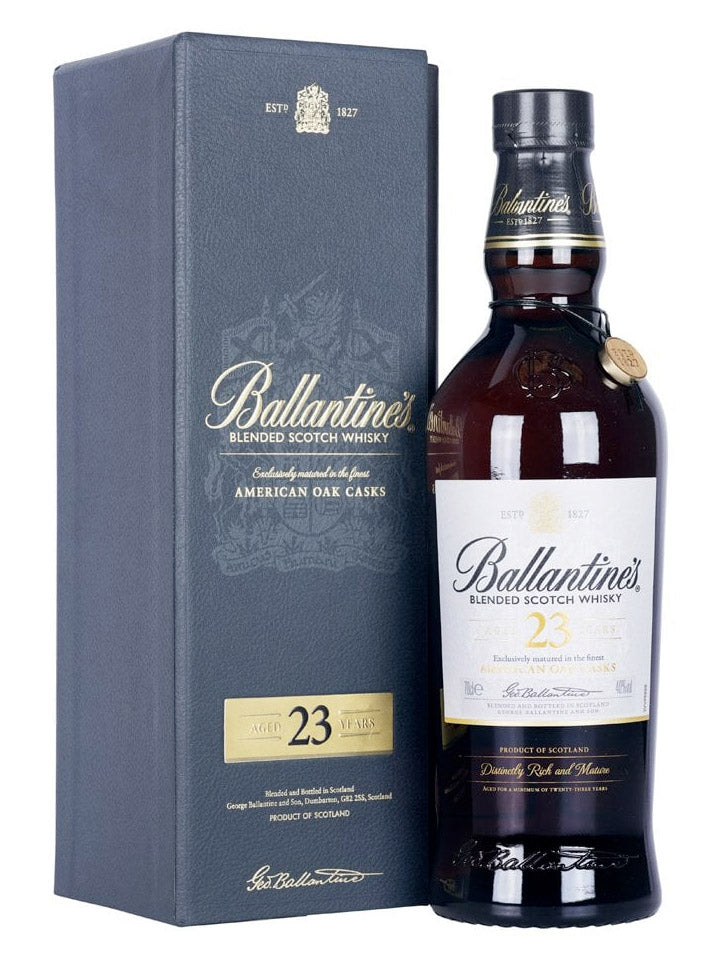 Ballantines 23 Year Old American Oak Casks Blended Scotch Whisky 700mL