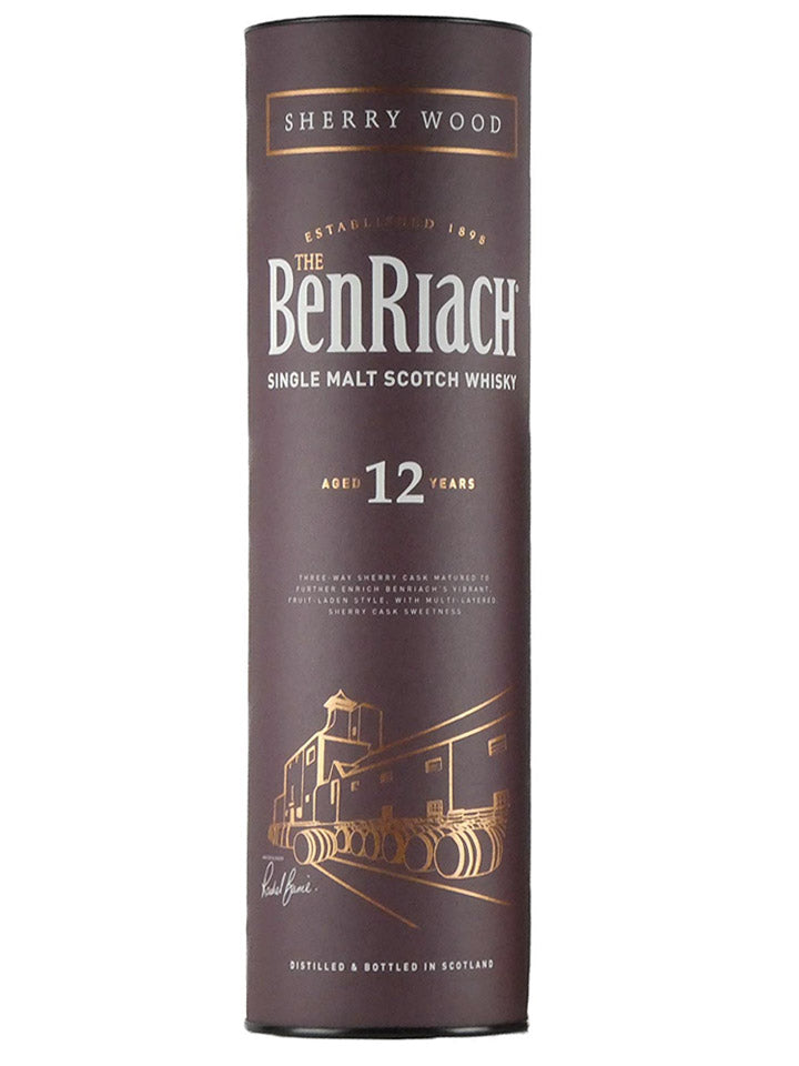 Benriach 12 Year Old Sherry Wood Finish Scotch Whisky 700mL