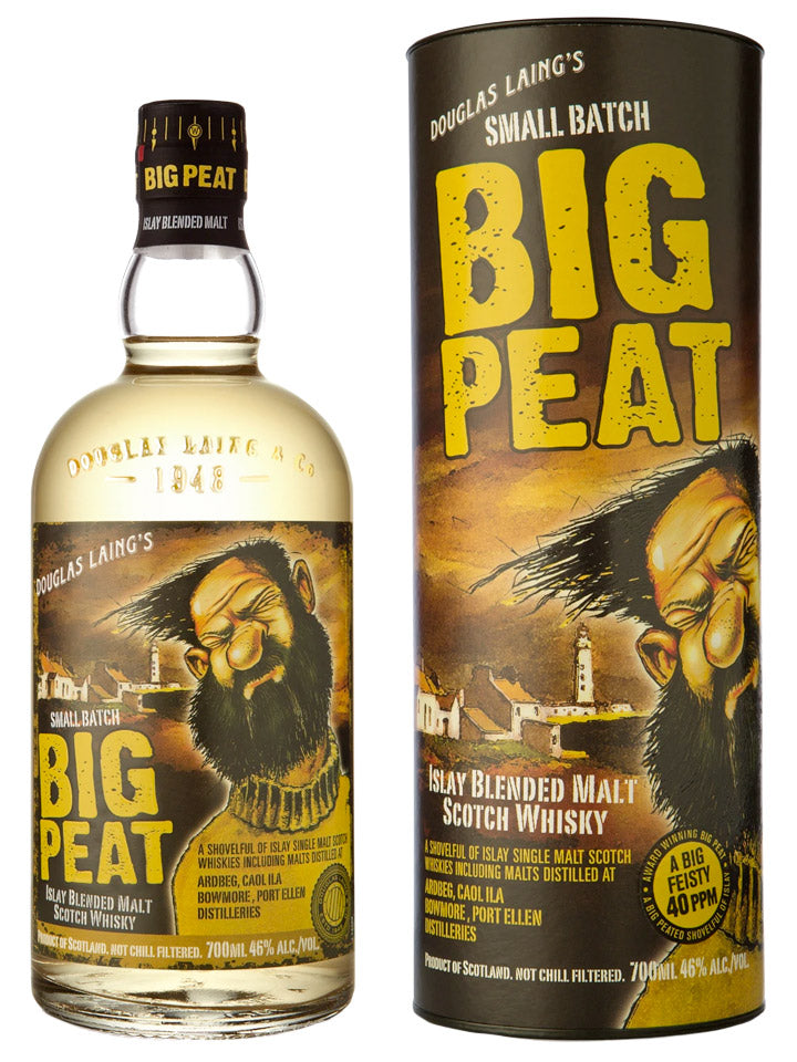 Big Peat With Gift Box Islay Blended Malt Scotch Whisky 700mL