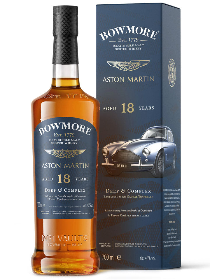 Bowmore 18 Year Old Deep & Complex Aston Martin Edition #3 Single Malt Scotch Whisky 700mL