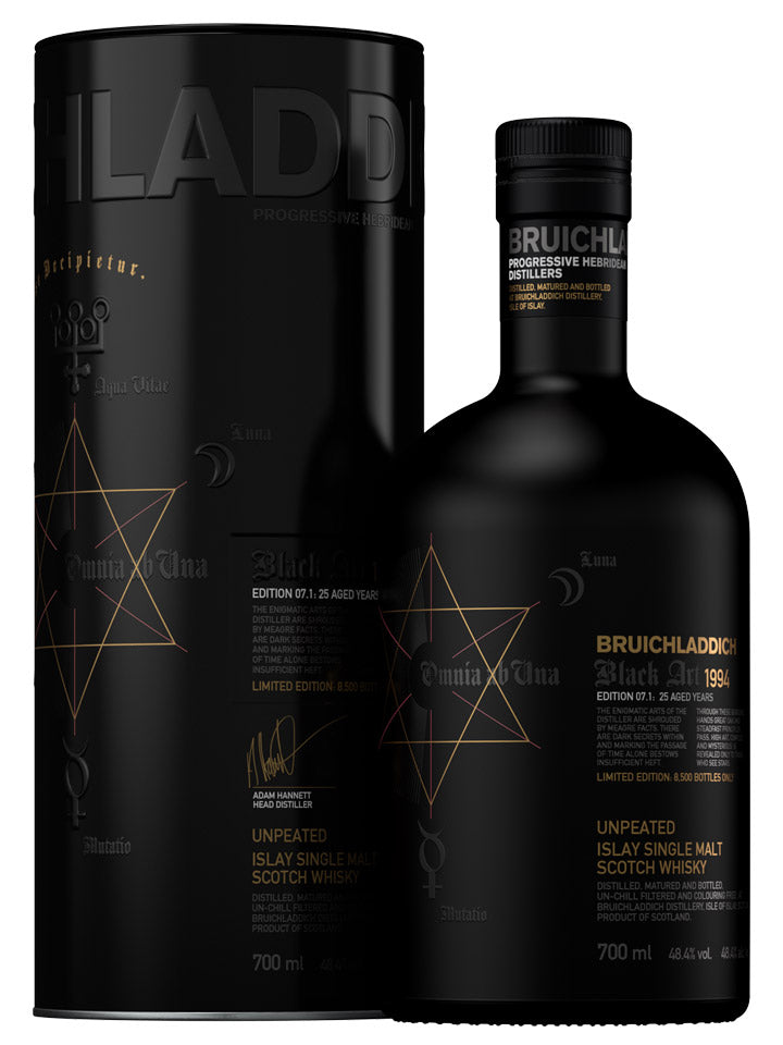 Bruichladdich Black Art 7.1 25 Year Old Islay Single Malt Scotch Whisky 700mL