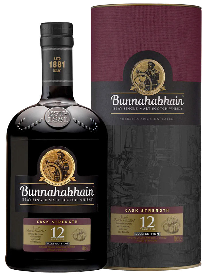 Bunnahabhain 12 Year Old Cask Strength 2022 Single Malt Scotch