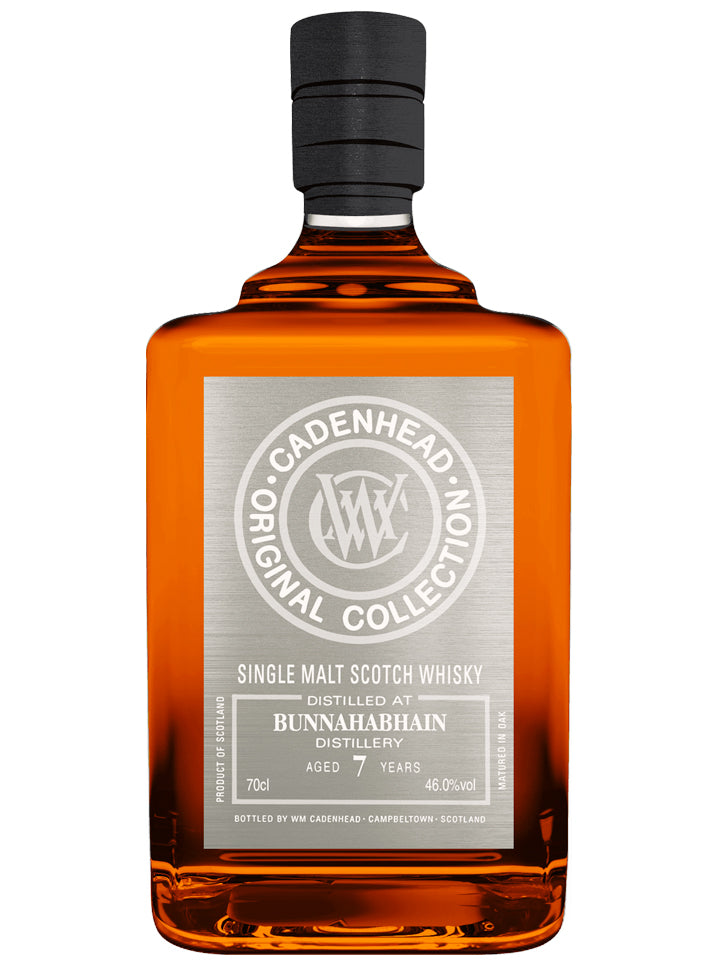 Bunnahabhain 7 Year Old Cadenhead Original Collection Peated Single Malt Scotch Whisky 700mL