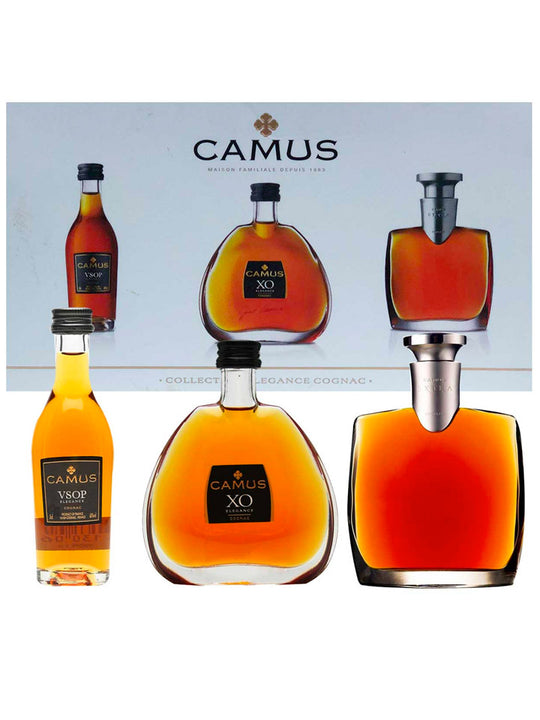 Camus Elegance Collection Miniature Set VSOP/XO/EXTRA Cognac 3 x