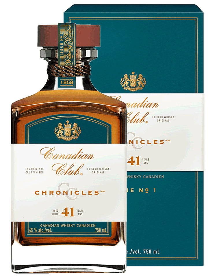 Canadian Club 41 Year Old Chronicles Issue No. 1 'Water of Windsor' Blended Canadian Whisky 750mL