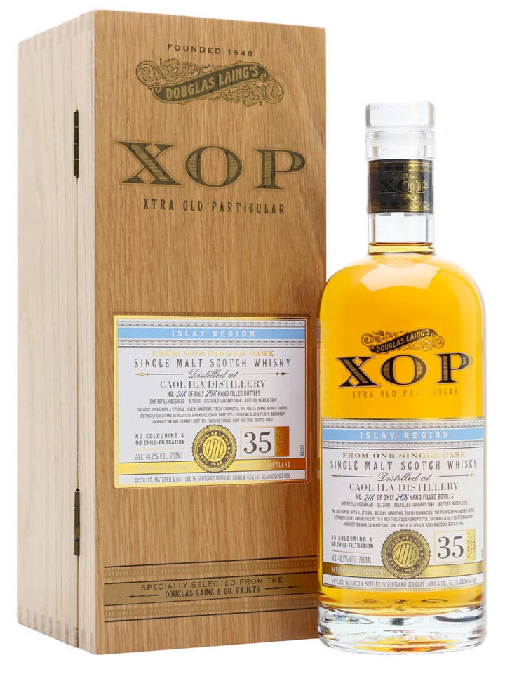 Caol Ila 1984 35 Year Old Cask Strength XOP Single Malt Scotch Whisky 700mL