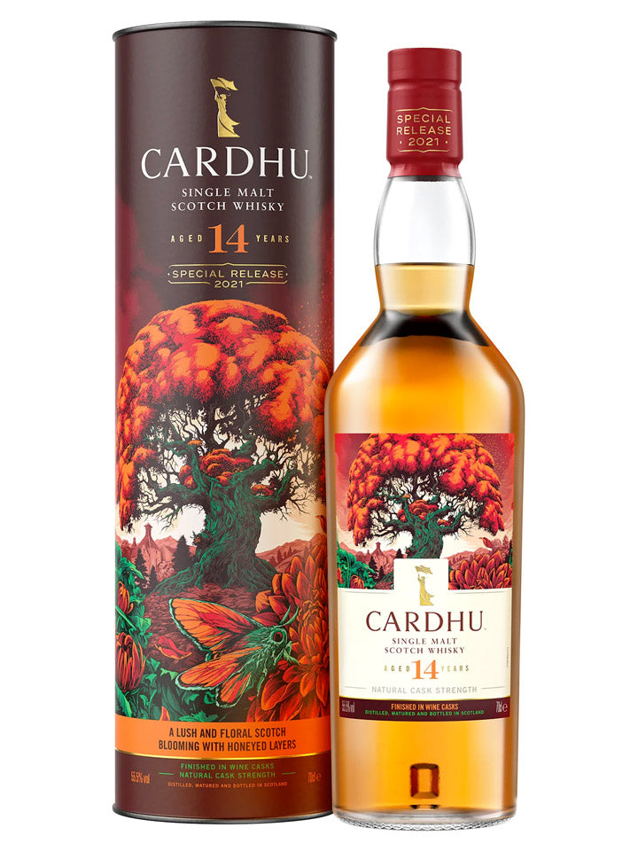 Cardhu 14 Year Old Cask Strength 2021 Special Release Single Malt Scotch Whisky 700mL