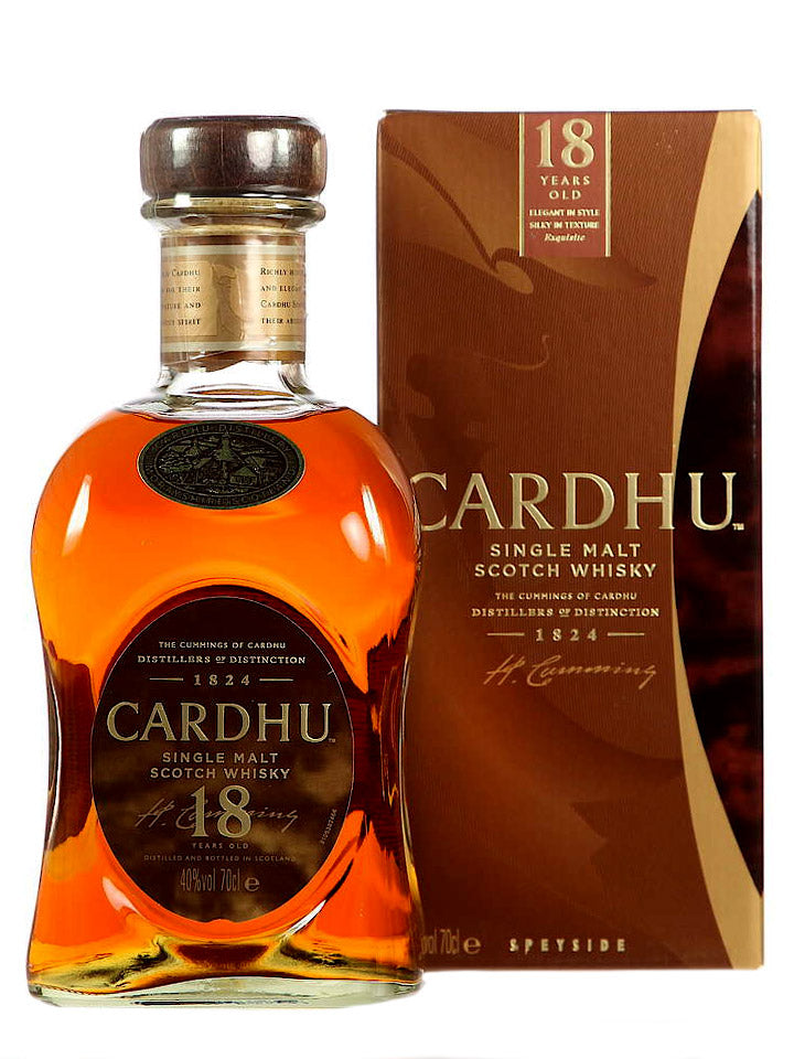Cardhu 18 Year Old Single Malt Scotch Whisky 700mL – The Drink Society