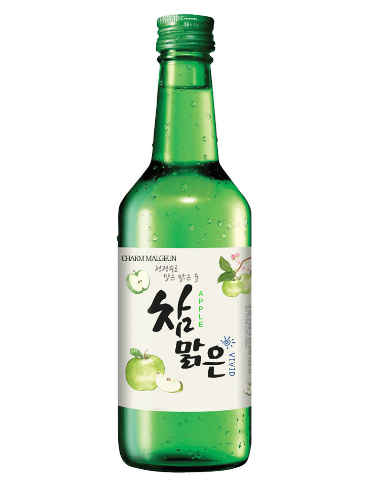 Charm Malgeun Vivid Apple Flavoured Soju 360mL