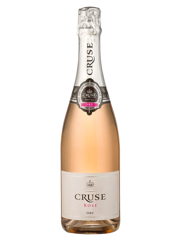 Cruse Sparkling Rose Dry Champagne 750mL